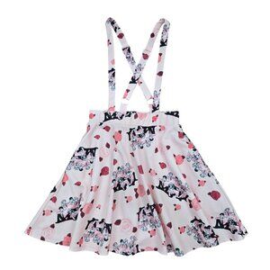 Ouran High School Host Club Suspender Skirt XS Funimation Pink Rose Print